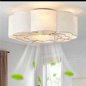 Elegant White Ceiling Light Fixture